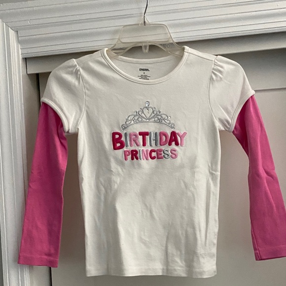 Gymboree Birthday Princess Long Sleeve Tee - size 8 - Picture 1 of 4